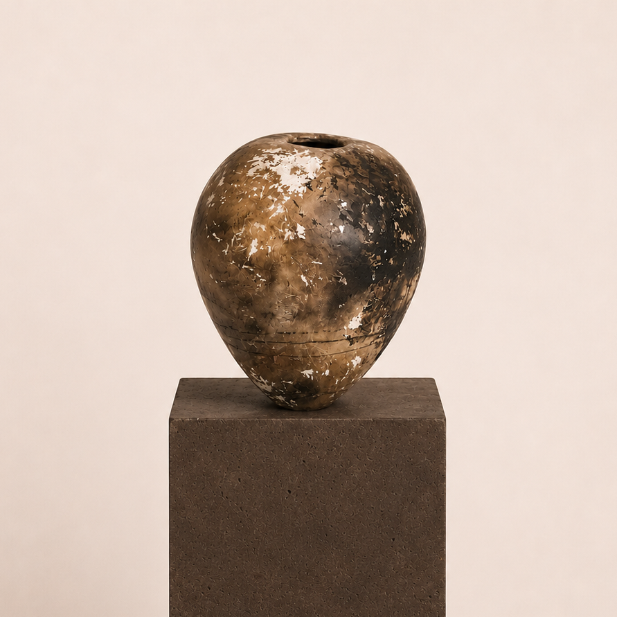 SICILIAN OLIVE VESSEL 